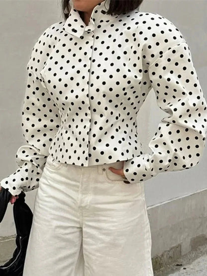 Emily Polkadot Set Shirt & Shorts