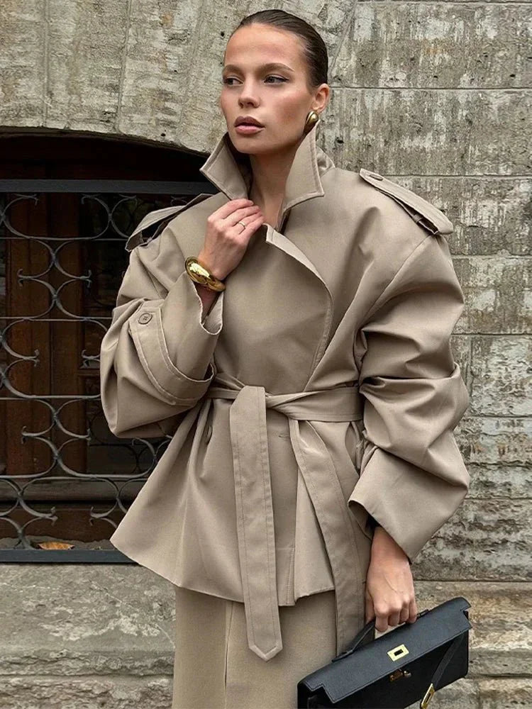 Fabiana Oversized Belted Trench Coat