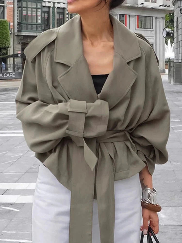 Fabiana Oversized Belted Trench Coat
