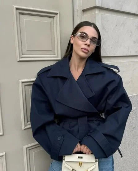 Fabiana Oversized Belted Trench Coat