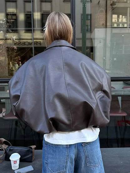 Georgia Vegan Leather Jacket