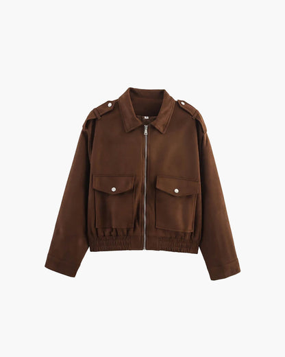 Giana Suede Pilot Jacket