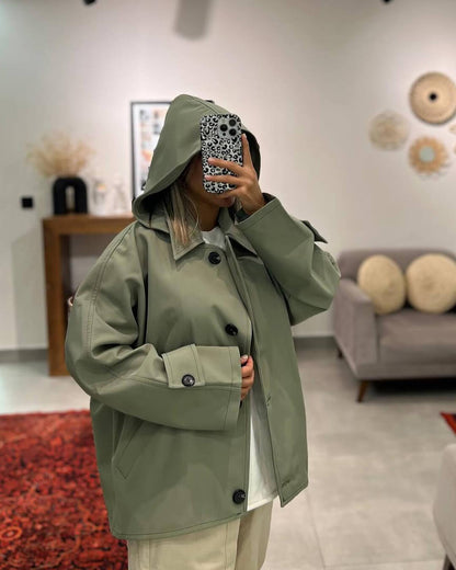 Hailey Hooded Windbreaker Jacket