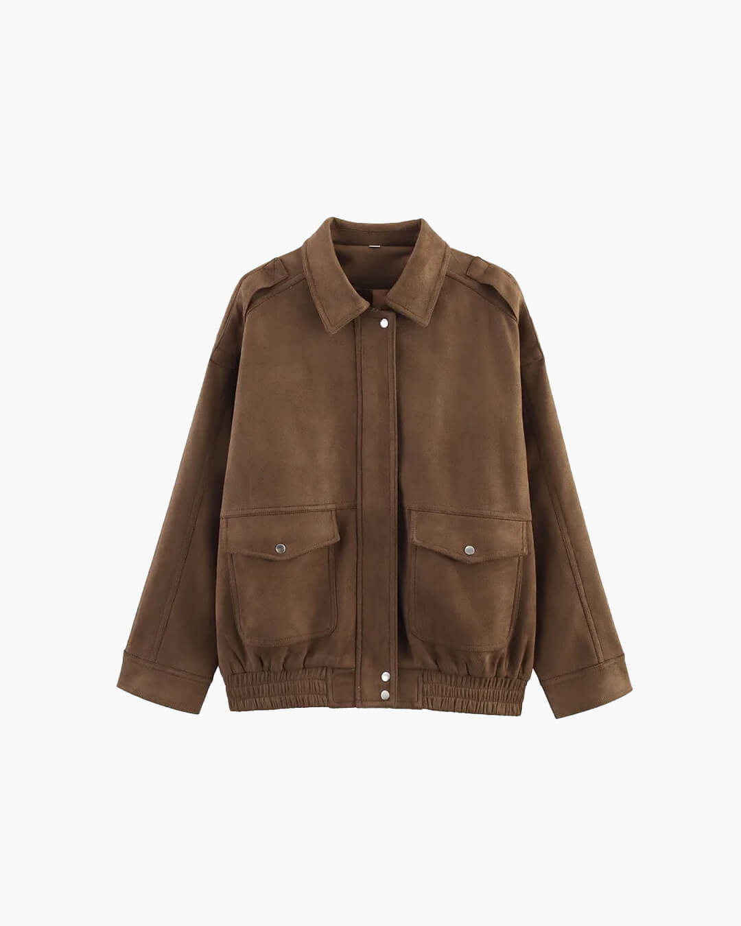 Jen Suede Bomber Jacket