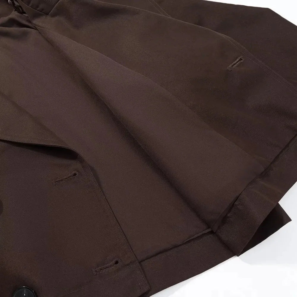 Katrina Cropped Trench Coat