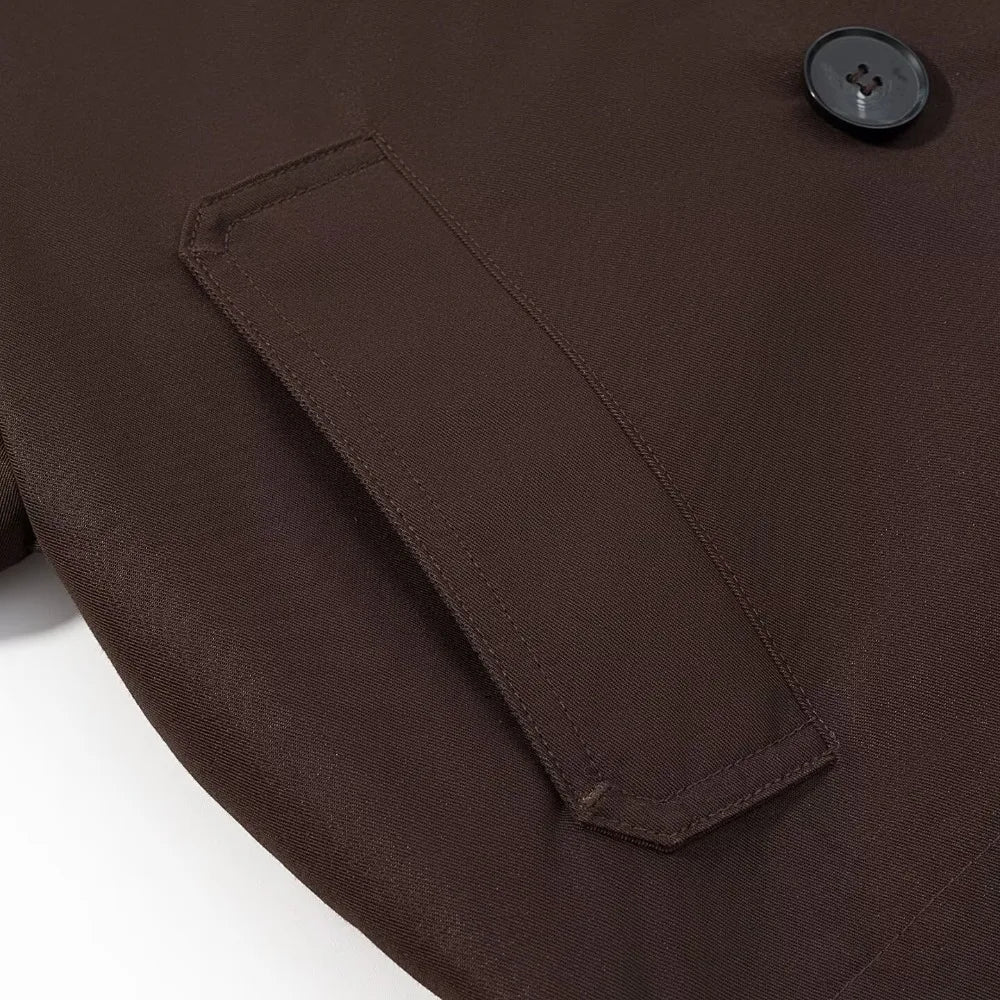 Katrina Cropped Trench Coat