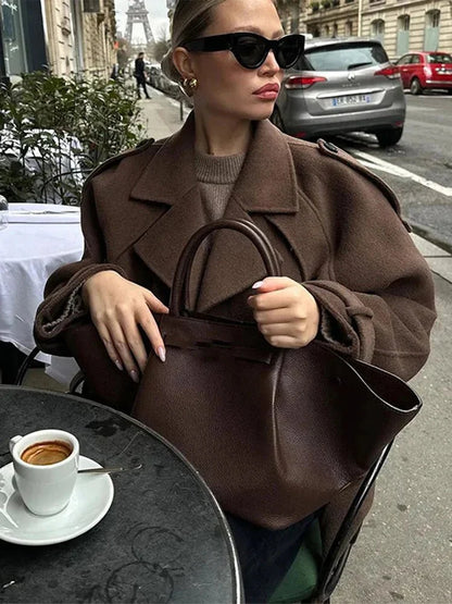 Katrina Lace Up Trench Coat