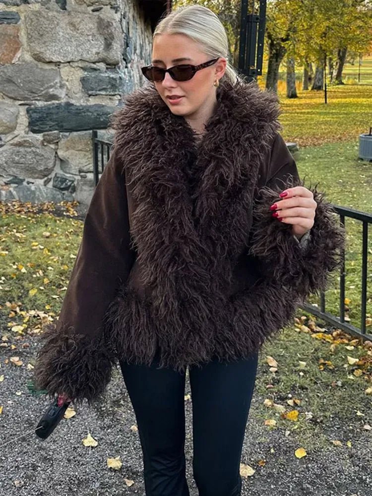 Kelly Plush Faux Fur Coat