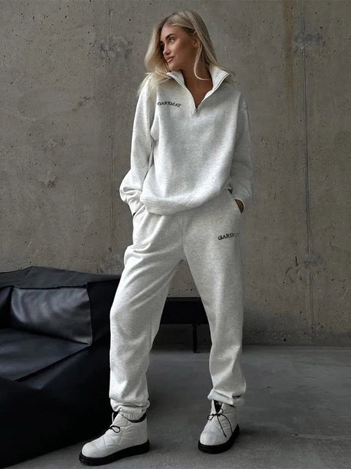 Lila Oversized Tracksuit Set