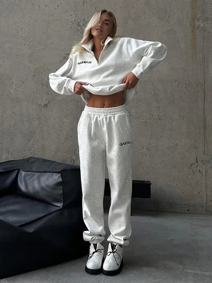 Lila Oversized Tracksuit Set