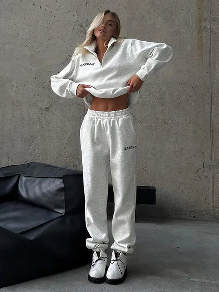 Lila Oversized Tracksuit Set
