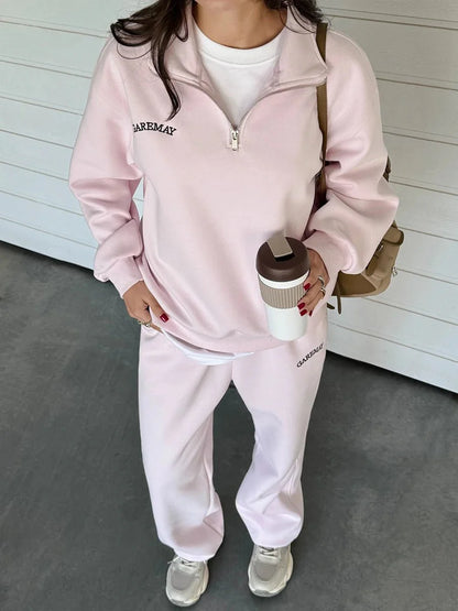 Lila Oversized Tracksuit Set