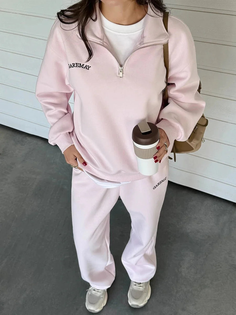 Lila Oversized Tracksuit Set