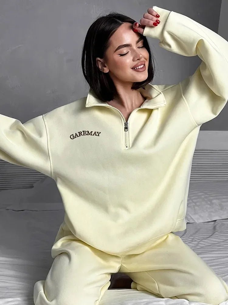 Lila Oversized Tracksuit Set