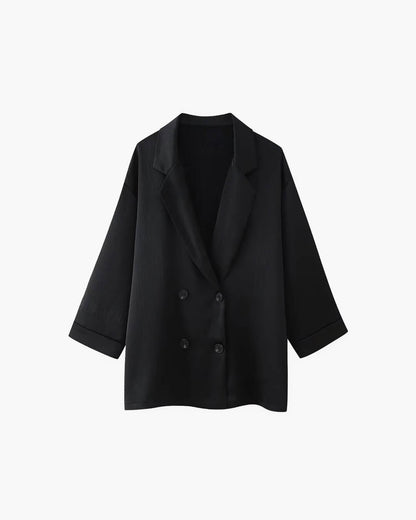 Lisa Satin Set with Jacket & Pants