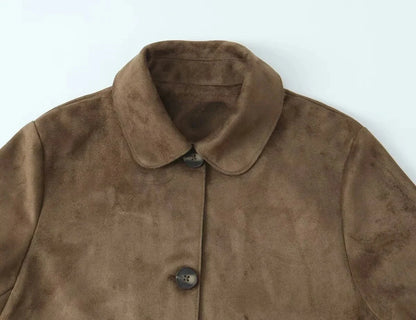 Mirlinda Suede Blazer Jacket