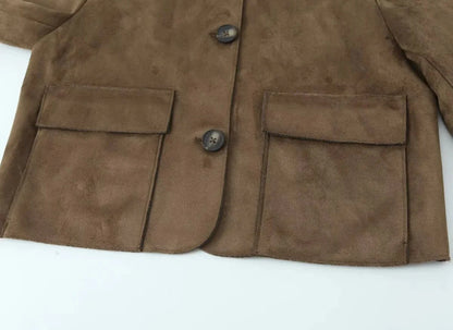 Mirlinda Suede Blazer Jacket