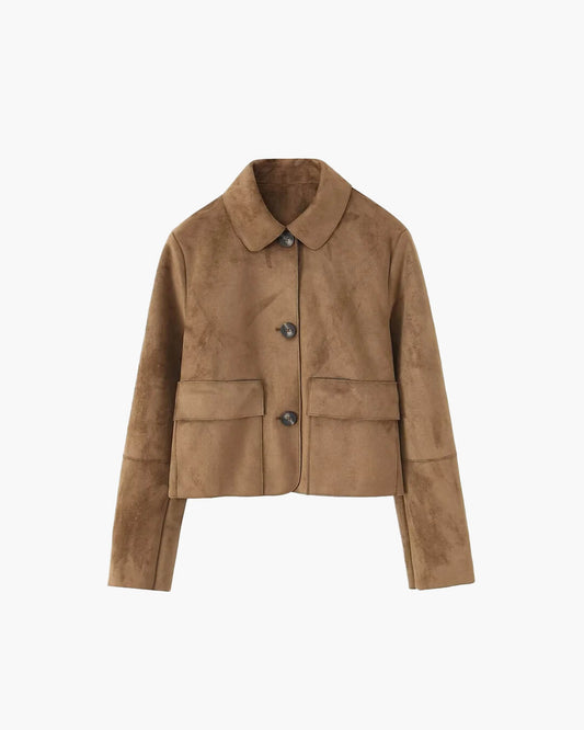 Mirlinda Suede Blazer Jacket