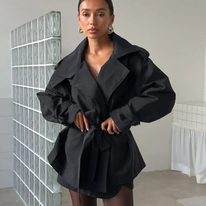 Naomi Crop Trench Coat