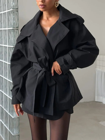 Naomi Crop Trench Coat