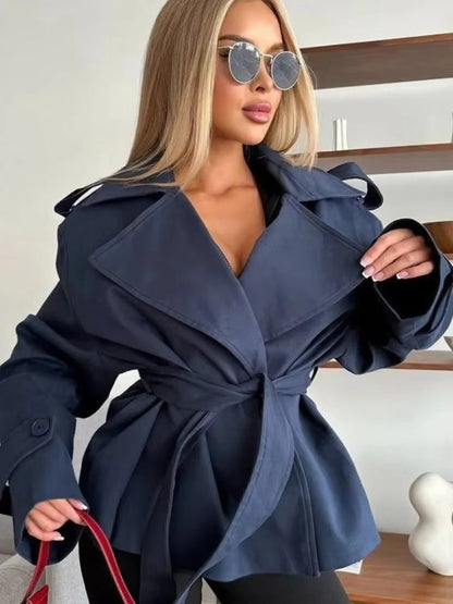 Naomi Crop Trench Coat