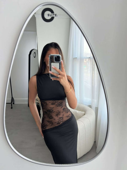 Nieve Maxi Dress with Lace Details