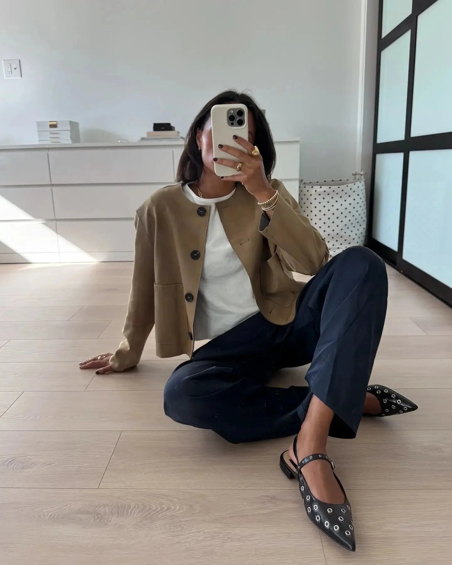 Ruffa Jacket Soft Suede