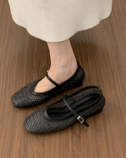 Sabrina Mesh Ballet Flats