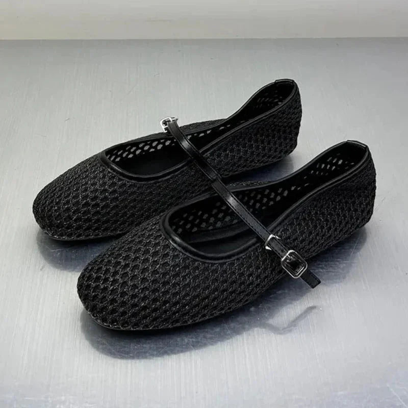 Sabrina Mesh Ballet Flats