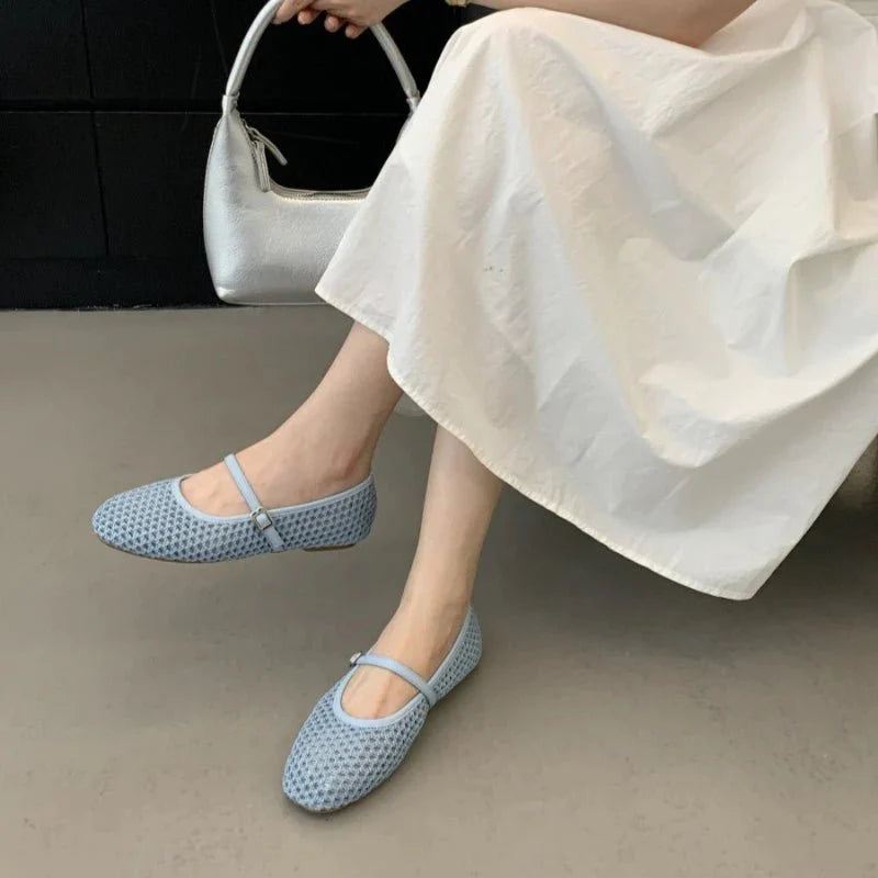 Sabrina Mesh Ballet Flats
