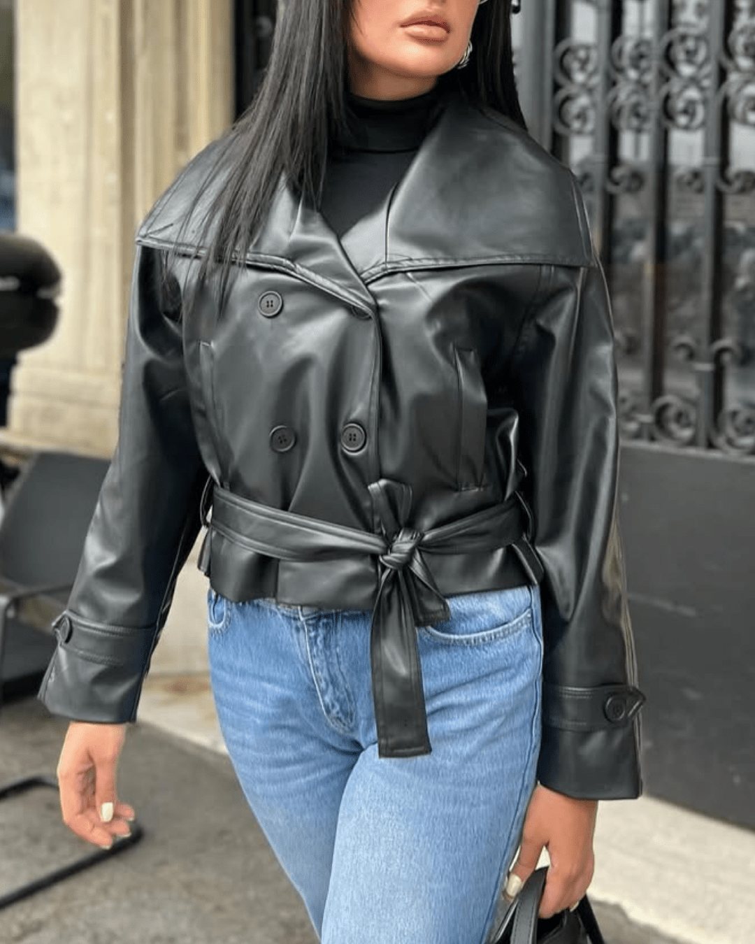 Sandra Vegan Leather Jacket