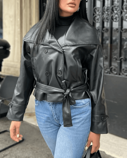Sandra Vegan Leather Jacket