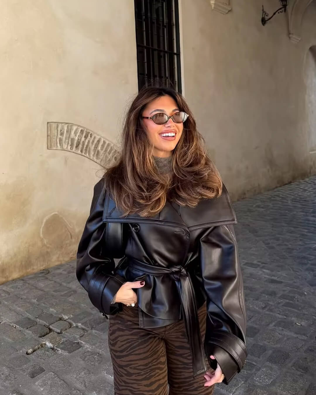 Sandra Vegan Leather Jacket