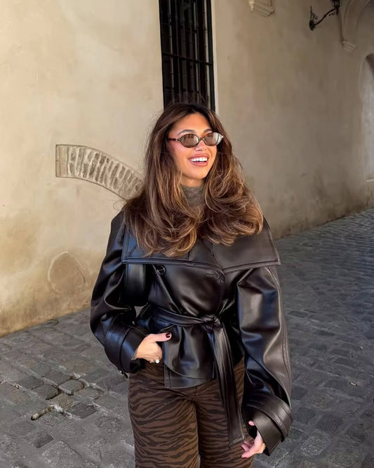 Sandra Vegan Leather Jacket