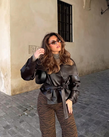 Sandra Vegan Leather Jacket