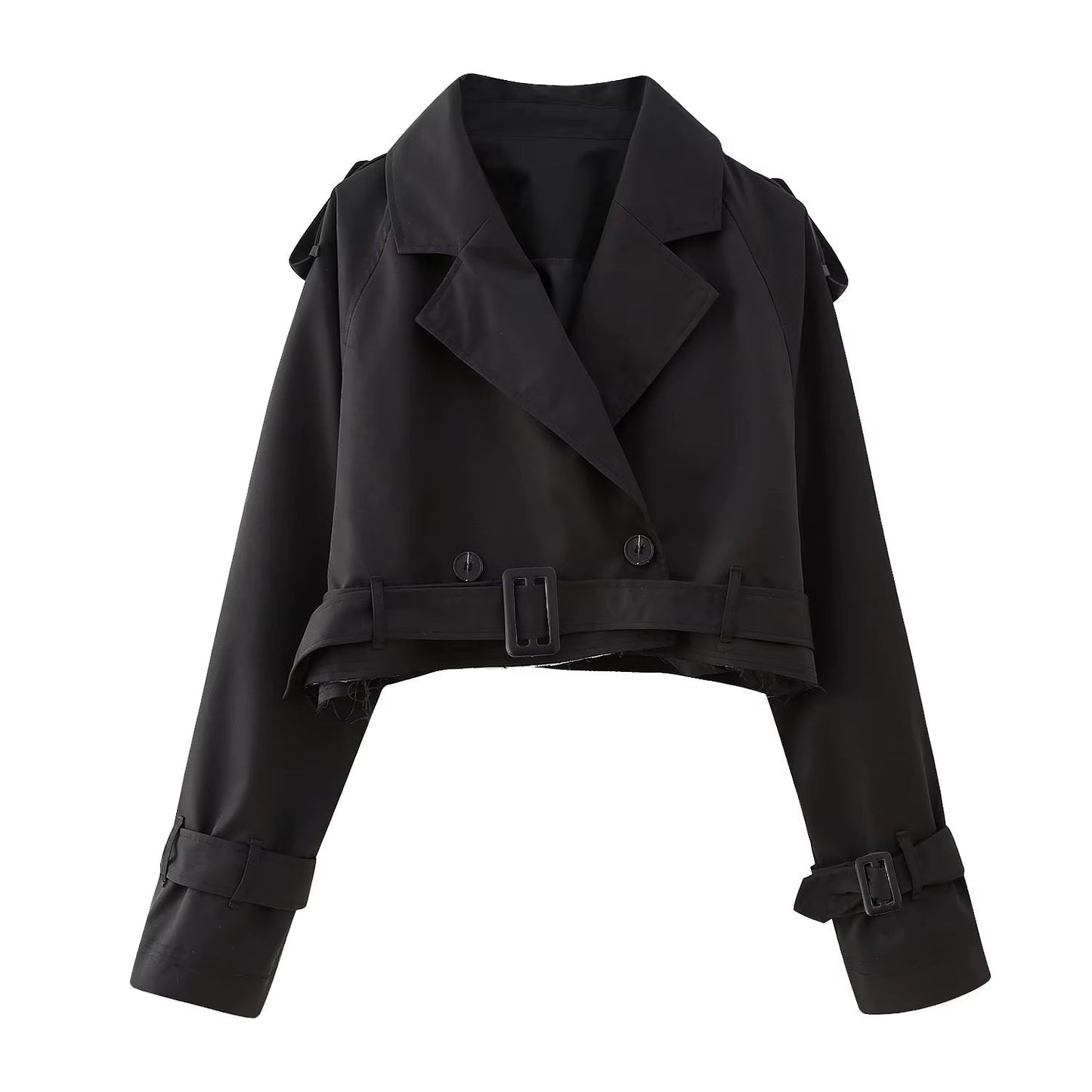 Blair Cropped Trenchcoat