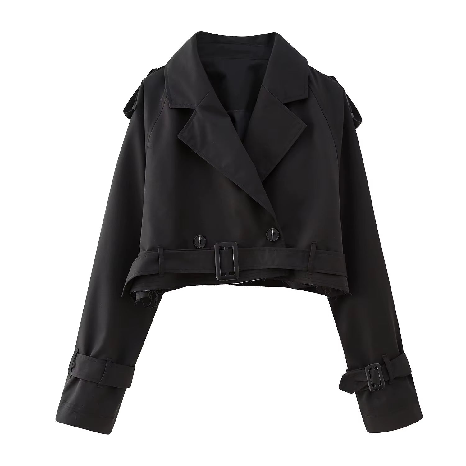 Blair Cropped Trenchcoat