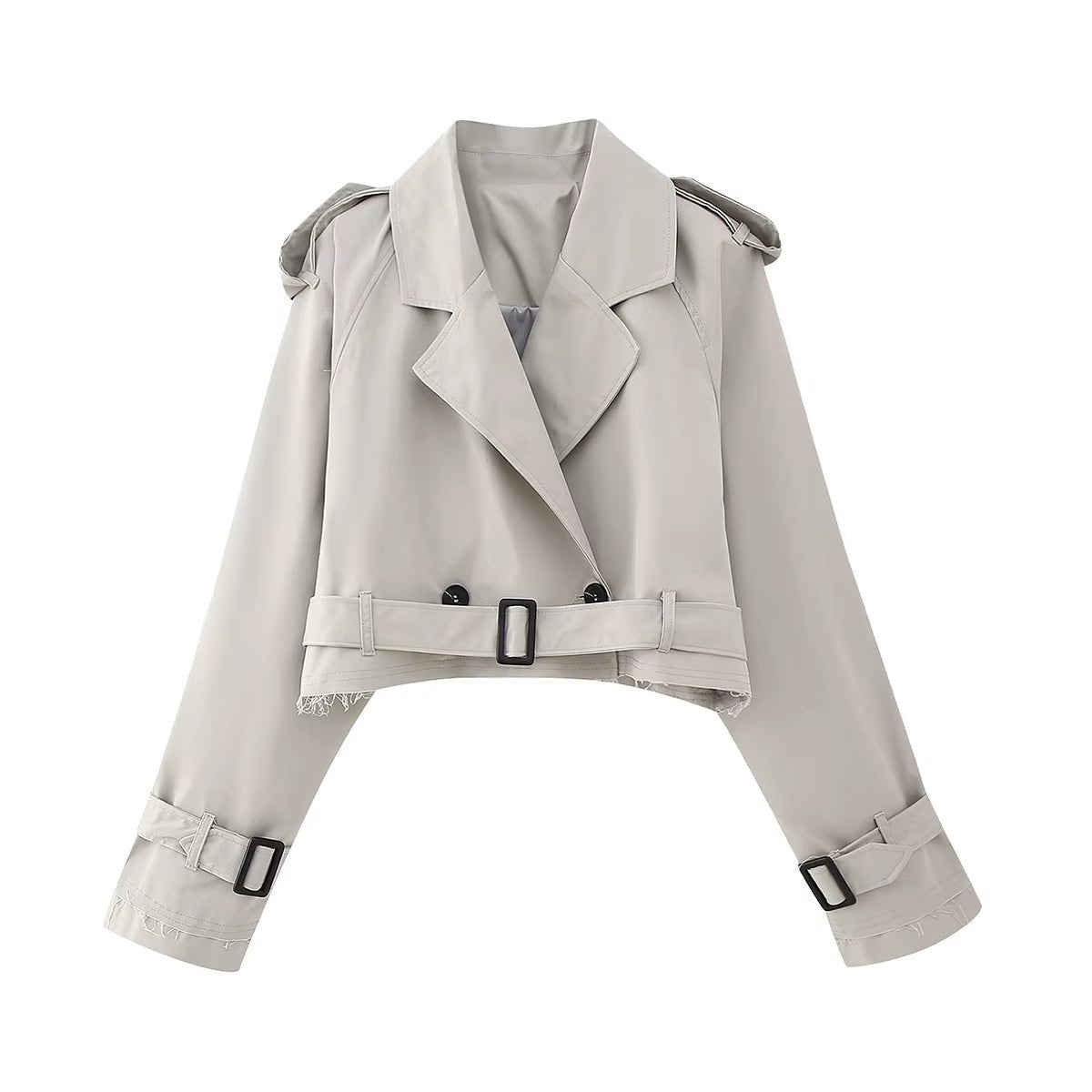 Blair Cropped Trenchcoat