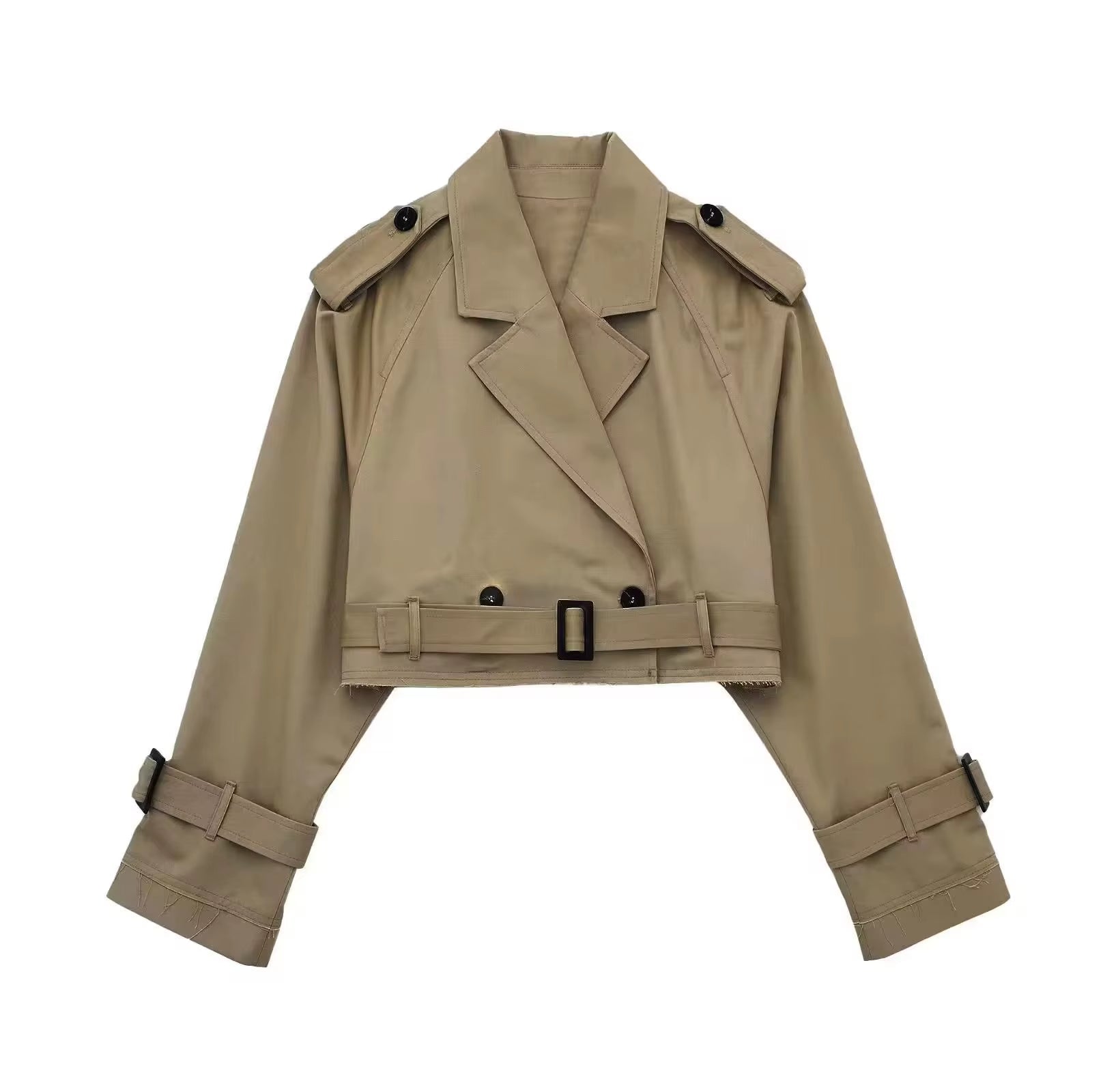 Blair Cropped Trenchcoat