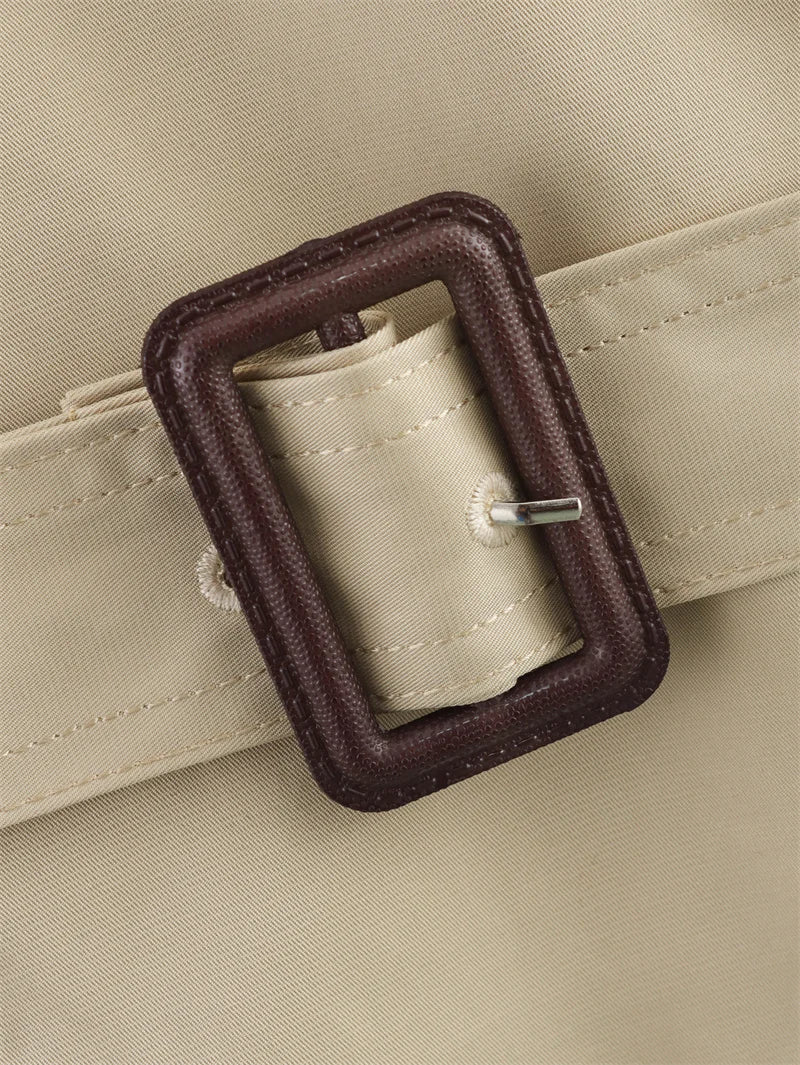 Lyss Cropped Trench Coat