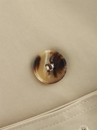 Lyss Cropped Trench Coat