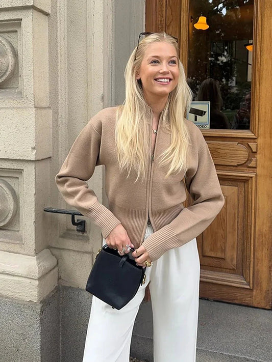 Hilda Cardigan with Zipper