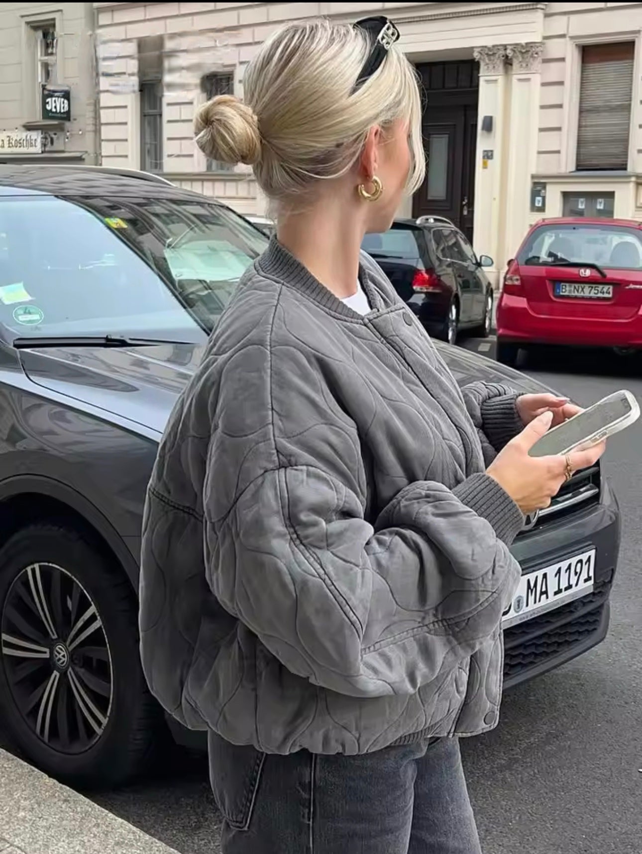 Selma Padded Bomber Jacket