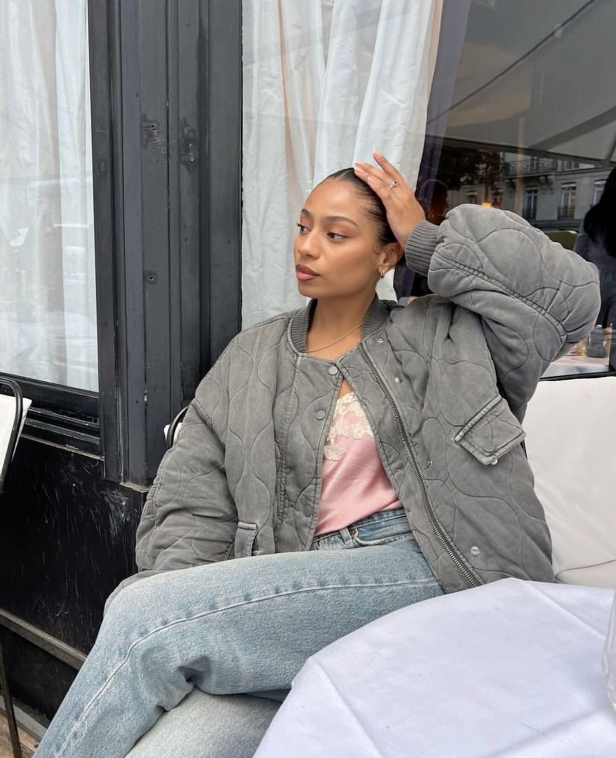 Selma Padded Bomber Jacket