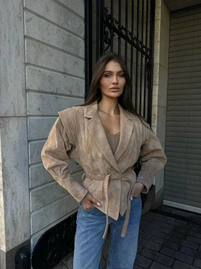 Serena Vegan Leather Jacket