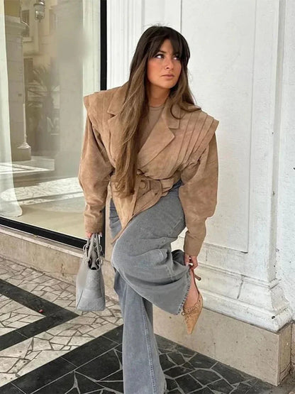 Serena Vegan Leather Jacket