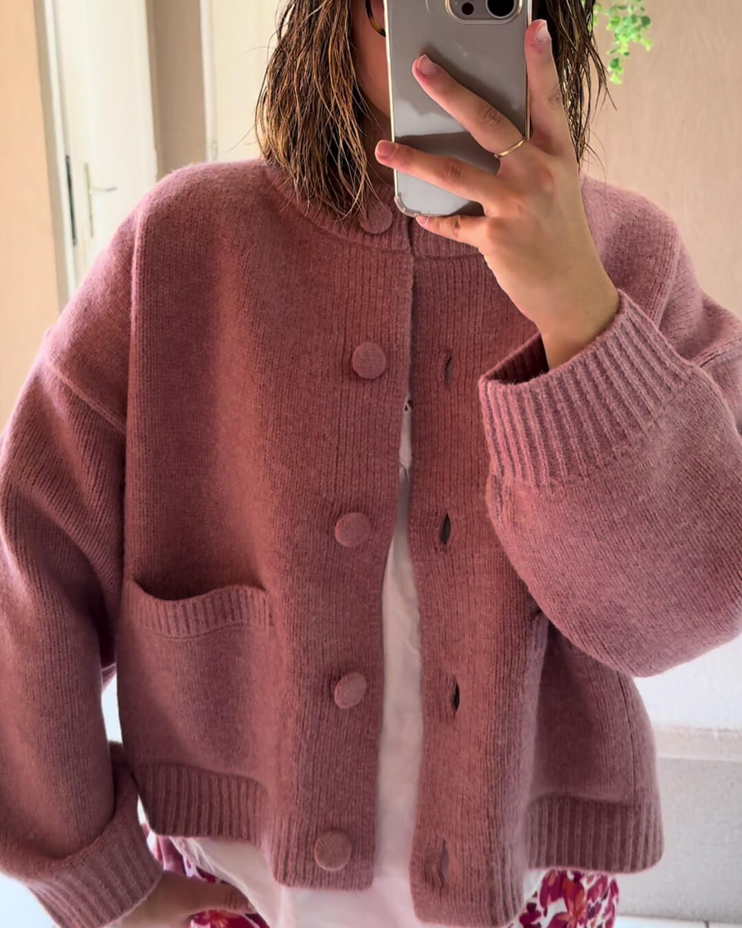 Vanessa Thick Knitted Cardigan