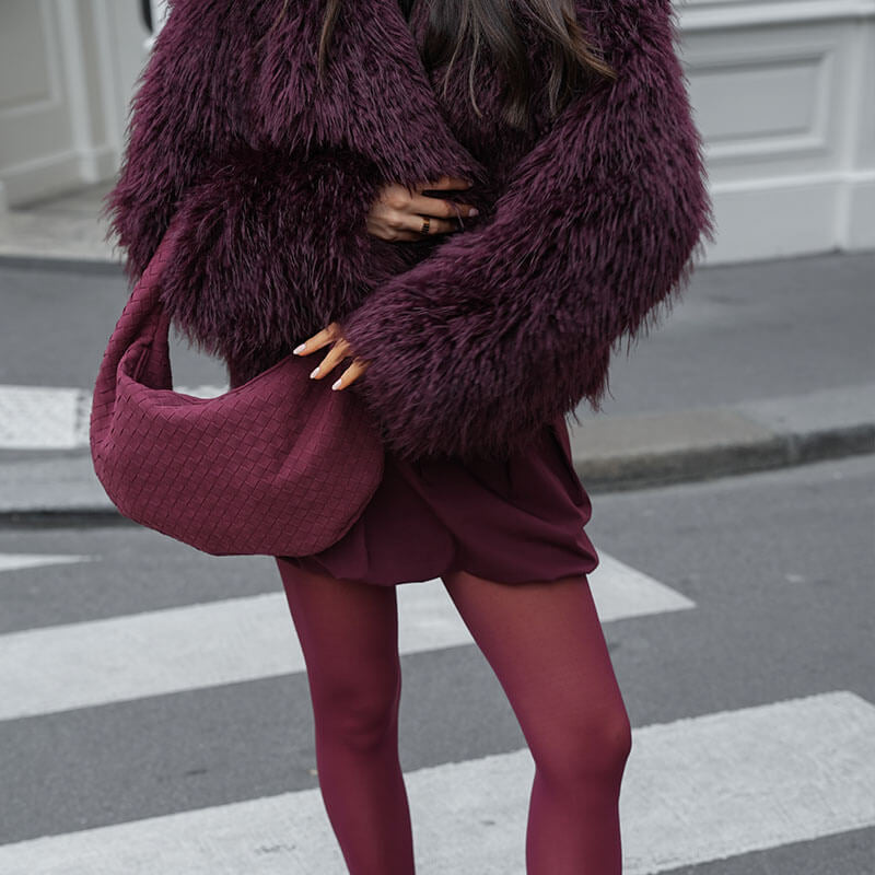 Alice Woven Suede Bag